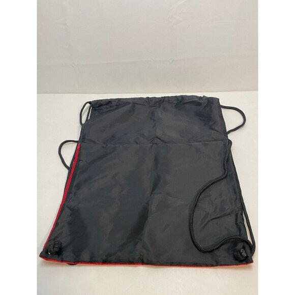 Bubba Gump Shrimp Co. drawstring cinch bag backpack 17" x 13" 2008 red - Picture 2 of 7